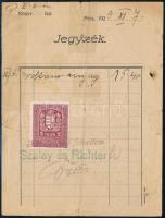 1929 Szalay és Richter fegyver, lőszer, sport, vadászati, mechanikai és elektrotechnikai cikkek rekl...