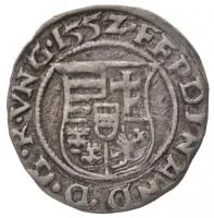1552K-B Denar Ag "I. Ferdinánd" (0,53g) T:2
Huszár 935., Unger II.: 745.a
