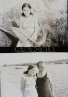 cca 1937 Negatívtartó album, 100 tasakos, benne cca. 99 db szabadon felhasználható, vintage negatív ...