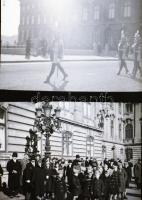 cca 1937 Negatívtartó album, 100 tasakos, benne cca. 99 db szabadon felhasználható, vintage negatív ...