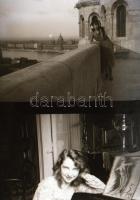 cca 1937 Negatívtartó album, 100 tasakos, benne cca. 99 db szabadon felhasználható, vintage negatív ...