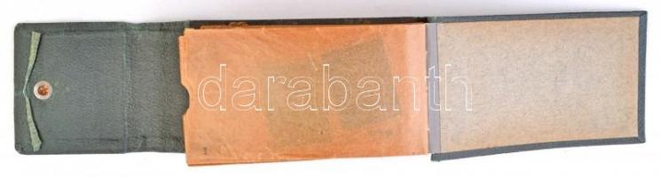 cca 1937 Negatívtartó album, 100 tasakos, benne cca. 99 db szabadon felhasználható, vintage negatív ...