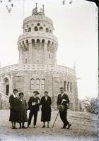 cca 1935 Budapesti városképek, 13 db szabadon felhasználható, vintage üveglemez negatív, + 1 db diap...