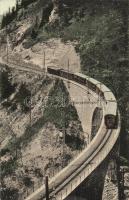 Mariazeller Bahn - 3 pre-1945 unused postcards, railway station, tunnel, viaduct