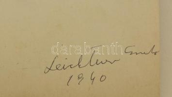 1940 Leichtner Erzsébet aláírt, vintage fotóművészeti alkotása, 28x22 cm, paszpartu 43x35 cm