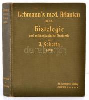Sobotta, J.: Atlas und Lehrbuch der Histologie und mikroskopischen Anatomie des Menschen. München, 1911, J. F. Lehmanns Verlag (Lehmanns Medizinische Atlanten 9.). Kicsit laza vászonkötésben, jó állapotban.