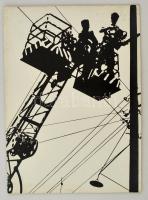 cca 1964 Tatár Tibor: Fotografika, feliratozott, vintage fotóművészeti alkotás, kasírozva, 39x29 cm