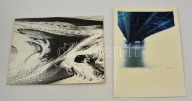 Elvarázsolt valóság, 2 db nagyméretű, feliratozott, vintage fotóművészeti alkotás, az egyik kasírozva, 30x40 cm