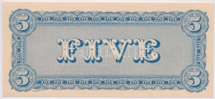 Amerikai Konföderációs Államok / Virginia / Richmond 1864. 5$ replika T:I
The Confederate States of...