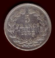 Franciaország 1832. 5Fr Ag T:3