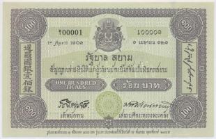 Thaiföld 2002. 100B emlékkiadás T:I,I-
Thailand 2002. 100 Baht commemorative issue C:UNC,AU
Krause...