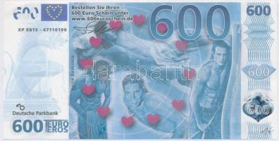 Németország DN 600E erotikus fantázia bankjegy T:I- ly. Germany ND 600 Euro erotic fantasy banknote C:AU hole
