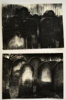 cca 1980 Wojciech Prazmowski lengyel fotóművész 2 db pecséttel jelzett, vintage fotóművészeti alkotása, 29x38 cm