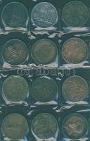 1944-2000. MÉE emlékérem gyűjtemény 3db Ff + 17db Br T:1