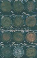 1944-2000. MÉE emlékérem gyűjtemény 3db Ff + 17db Br T:1