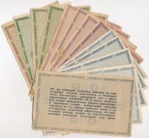 1946. 10.000AP + 1946. 50.000AP (3x) közte egy sorszámos + 100.000AP (5x) közte három sorszámos + 19...