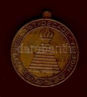 Nigéria 1973. "Republic Medal" bronz T:2