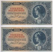 1946. 10.000MP (2x) sorszámkövetők T:II