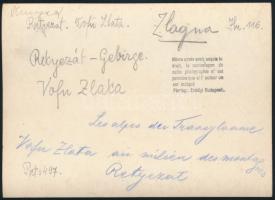 cca 1910 A Retyezát, Erdélyi Mór felvétele, hátulján feliratozva, 11,5×16 cm /

cca 1910 Munţii Re...