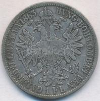 Ausztria 1863A 1Fl Ag "Ferenc József" T:2,2-
Austria 1863A 1 Florin Ag "Franz Joseph...