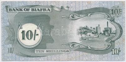Biafra 1968-1969. 10Sh T:II- fo.
Biafra 1968-1969. 10 Shillings C:VF spotted
Krause 4