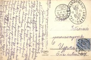 Rimaszombat, Rimavska Sobota; Daxnerová kasarna / Daxner laktanya, Sojka Alexander kiadása, Lichtig ...