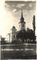 1934 Nagydobrony, Velika Dobrony; Református templom / church, Foto Krejci photo