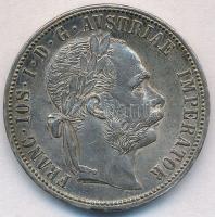 Ausztria 1879. 1Fl Ag "Ferenc József" T:1- kis ph. Austria 1879. 1 Florin Ag "Franz Joseph" C:AU small edge error Krause KM#2222