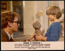 1972 Filmfotók a Hahó, a tenger! című magyar ifjúsági filmből, 5 db, Kovács Krisztián, Balázsovits L...