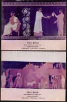 1970 Filmfotók a "Trilógia" című magyar animációs filmből, 6 db, rendezte Bodrossy Félix, ...