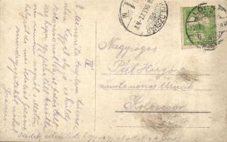 1908 Lőcse, Levoca; Minorita templom tűzvész után, romok / church after the fire, ruins, photo (EK)