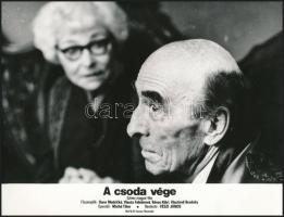 1983 Filmfotók A csoda vége című magyar filmből, 3 db, Tolnay Klári, 18x24 cm