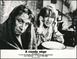 1983 Filmfotók "A csoda vége" című magyar filmből, 3 db, Tolnay Klári, 18x24 cm