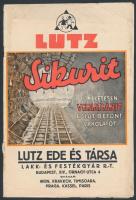 1927 Lutz Sikurit reklám prospektus