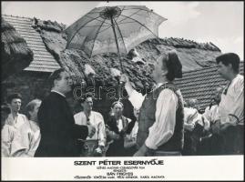 1958 Filmfotók a "Szent Péter esernyője" című magyar filmből, 4 db, Törőcsik Mari, Pécsi S...
