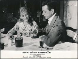 1958 Filmfotók a "Szent Péter esernyője" című magyar filmből, 4 db, Törőcsik Mari, Pécsi S...