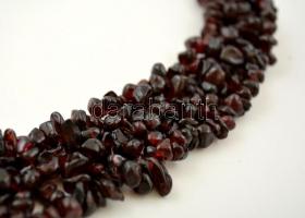 Gránát nyakék, h: 46 cm