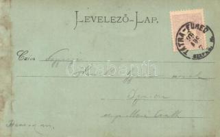 1899 Újtátrafüred, Novy Smokovec; utcakép, szállók / street view, hotels (kis szakadás / small tear)