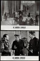 cca 1970 Filmfotók "Az Auróra cirkáló" című szovjet játékfilmből, 15 db, 18x23,5 cm