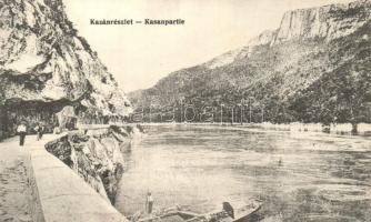 Orsova, Kasanpartie / Kazán szoros, M. G. kiadása, képeslapfüzetből / gorge, from postcard booklet