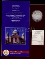 2006. 5000Ft Ag "Esztergomi bazilika" T:BU Csak 2500db, tanúsítvánnyal + színes ismertetőv...