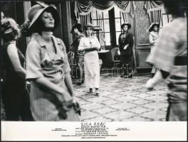 1972  Filmfotók a "Lila Ákác" című magyar filmből, 4 db, Halász Judit, Bálint András, Ráda...