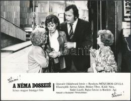 1978-1981 2 db filmfotó Bujtor István főszereplésével: Haladék, A Néma dosszié, az egyik szakadt, 18...