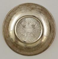 Ezüst(Ag) tálka, jelzett, d: 8,5 cm, nettó: 64,1 g