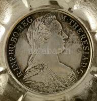 Ezüst(Ag) tálka, jelzett, d:  9 cm, nettó: 68,4 g