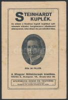 cca 1910 Steinhardt kuplék, Bp., Sternberg Ármin, 8 p.