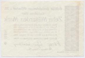 Németország / Weimari Köztársaság / Offenbach am Main 1923. 10.000.000.000M szükségpénz T:II
German...