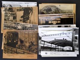Vasúttal kapcsolatos MTI fotók gyűjteménye, összesen 22 db, különböző méretben