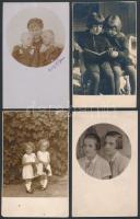 9 db ikrekről készült fotó és fotólap, 9×14 cm