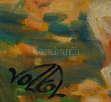 Mihail Volkov (1954-): Tengerpari impresszió. Olaj, vászon, jelzett, 80×60 cm